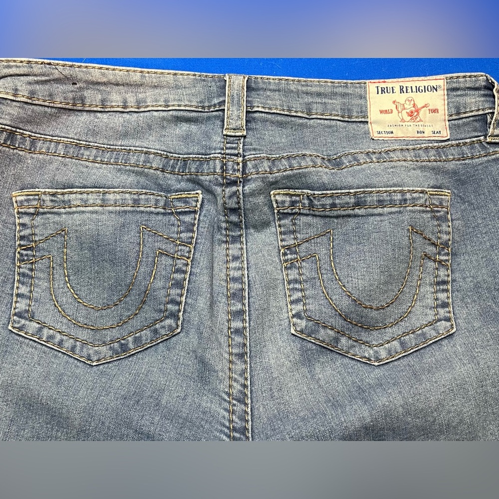 True Religion Jeans Women Size 32 Jennie Curvy Mid Rise Skinny